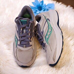 Saucony Cohesion 17 Verasun Running Shoes Women's 6.5 Grey Aqua